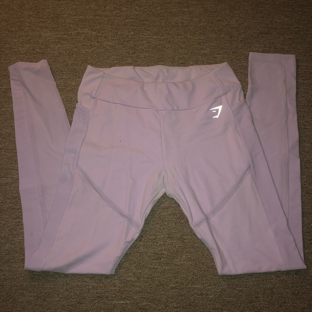 Lavender Mesh Leggings